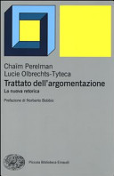 Couverture Trattato dell'argomentazione : la nuova retorica