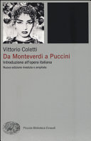 Cover  Da Monteverdi a Puccini : introduzione all'opera italiana