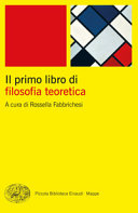Couverture Il primo libro di filosofia teoretica : una guida per orientarsi tra parole e concetti