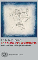 Couverture La filosofia come orientamento : un nuovo senso da assegnare alla Terra