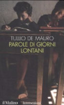 Couverture Parole di giorni lontani