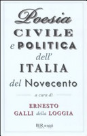 Couverture Poesia civile e politica dell'Italia del Novecento
