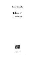 Couverture Gli altri : che farne