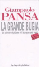 Couverture La grande bugia