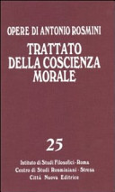 Couverture 25: Filosofia della morale. Trattato della coscienza morale : libri tre