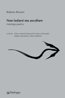 Couverture Non isolarsi ma ascoltare : antologia poetica