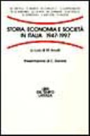 Couverture Storia, economia e società in Italia, 1947-1997