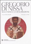 Couverture Sull'anima e la resurrezione