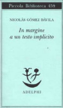Couverture In margine a un testo implicito
