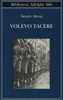 Couverture Volevo tacere