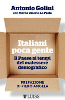 Couverture Italiani poca gente : il paese ai tempi del malessere demografico