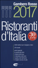 Couverture Ristoranti d'Italia : 2017