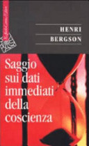 Couverture Saggio sui dati immediati della coscienza