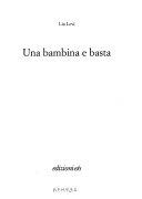 Cover  Una bambina e basta