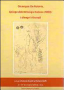 Couverture Giuseppe De Notaris, Epilogo della Briologia Italiana, 1869 : i disegni ritrovati
