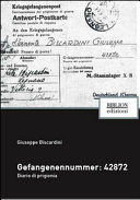 Couverture Gefangenennummer: 42872 : diario di prigionia