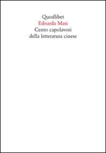 Cover  Cento capolavori della letteratura cinese