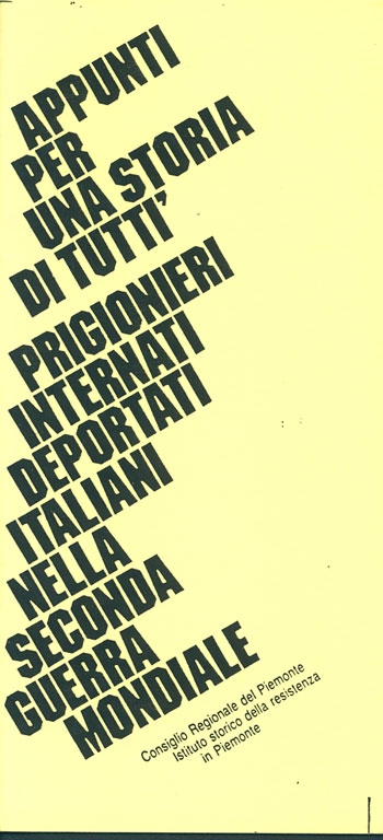 Couverture Appunti per Una storia di tutti : prigionieri, internati, deportati italiani nella seconda guerra mondiale