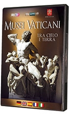 Couverture Musei vaticani : tra cielo e terra