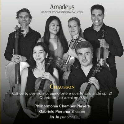Copertina  Concerto per violino, pianoforte e quartetto d'archi op. 21 ; Quartetto per archi op. 35